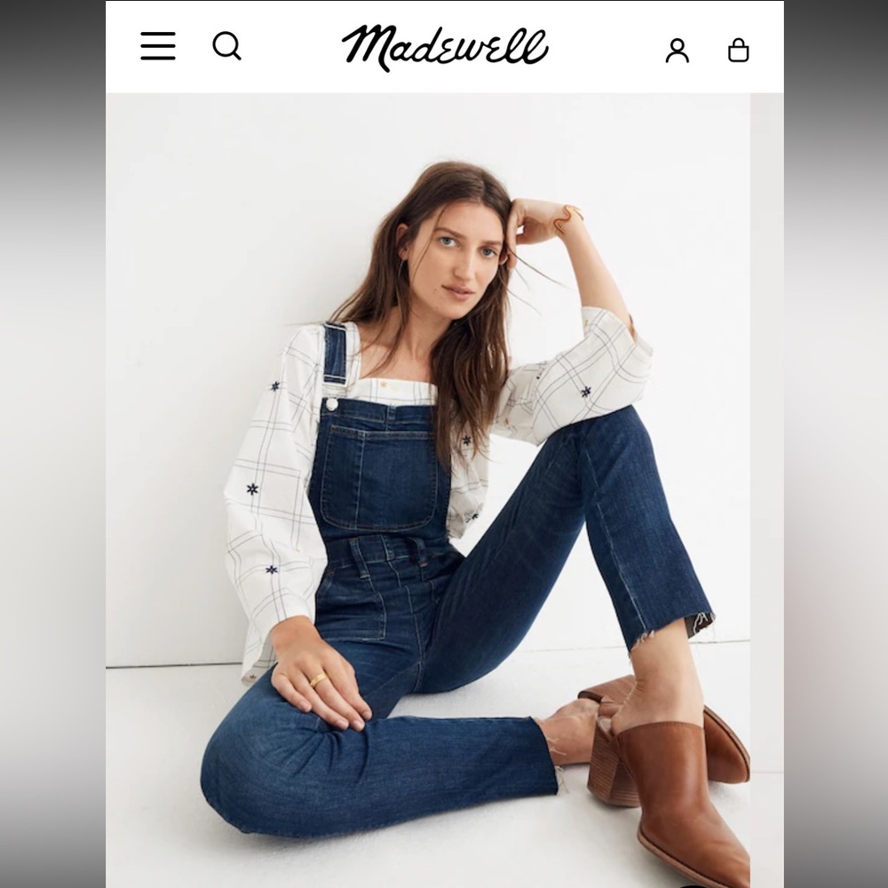 Madewell Indigo Denim Women's Jean Overalls